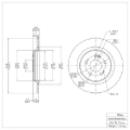 Picture of DFC 18-25 Honda Odyssey Rear Brake Rotor