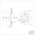 Picture of DFC 96-98 Suzuki Sidekick Front Brake Rotor