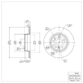Picture of DFC 91-01 BMW 850i Rear Brake Rotor