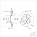 Picture of DFC 13-19 Mercedes-Benz GL350 Front Brake Rotor