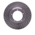 Picture of DFC 82-89 Porsche 911 Left Front Drilled Brake Rotor