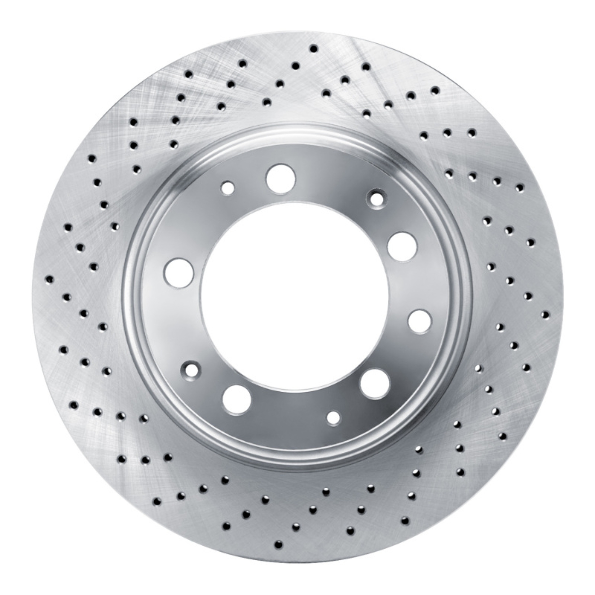 Picture of DFC 78-89 Porsche 930 Left Rear Drilled Brake Rotor