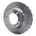 Picture of DFC 78-89 Porsche 930 Right Rear Drilled Brake Rotor