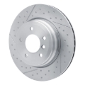 Picture of DFC 06-13 BMW 328i Rear Brake Rotor - Dimpled and Slotted