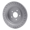 Picture of DFC 06-13 Cadillac XLR Rear Drilled Hi-Carbon Alloy Geomet Coated Rotor