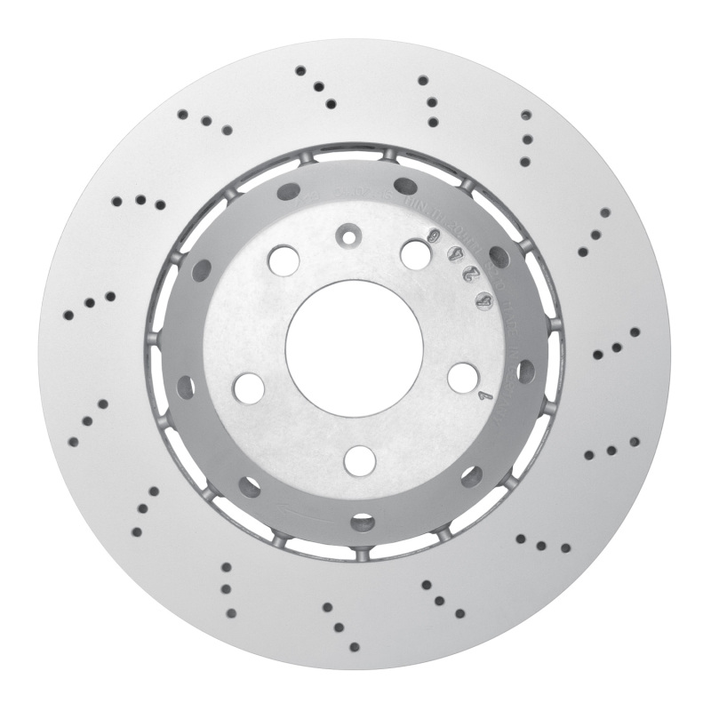 Picture of DFC 07-08 Audi RS4 Right Rear Drilled Hi-Carbon Alloy Geomet Coated Rotor