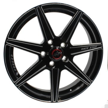 Picture of Race Star 72 ValStar 17x4.5 / 5x4.50BC / 2BS / 3.072in CB / Black w/Machined Accents Wheel