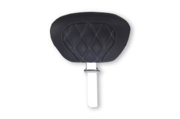 Picture of Mustang 08-25 Harley FL Touring Rd King Sp, Rd Glide Ltd, Dble Diamond Driver Backrest - Black/GM