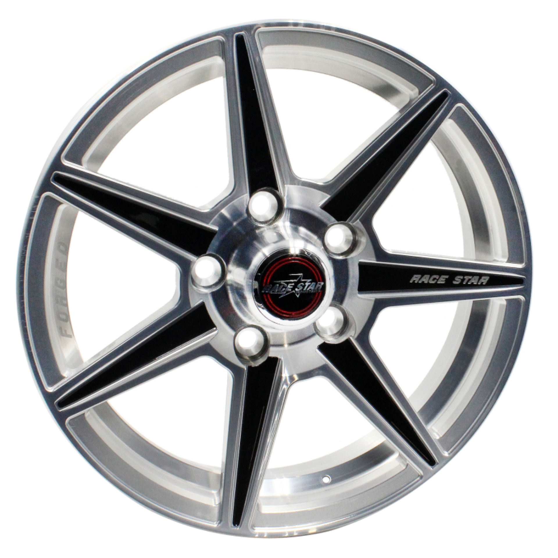 Picture of Race Star 72 ValStar 17x4.5 / 5x4.75BC / 2BS / 3.072in CB / Machined w/Black Accents Wheel