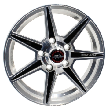 Picture of Race Star 72 ValStar 17x4.5 / 5x4.50BC / 2BS / 3.072in CB / Machined w/Black Accents Wheel