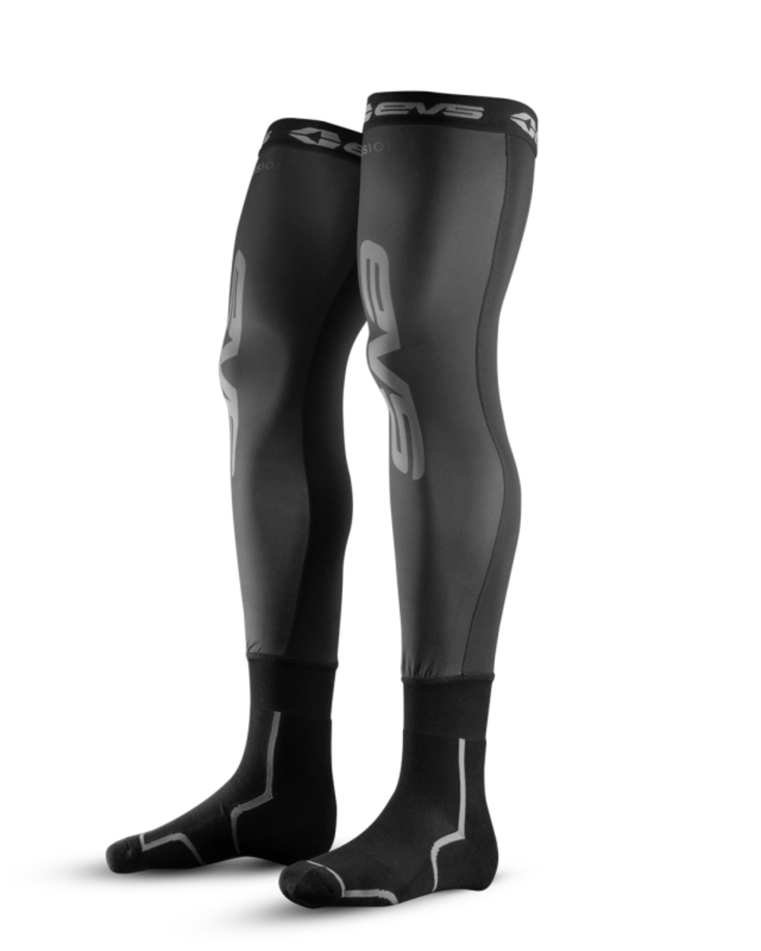 Picture of EVS Base Layer Fusion Sock Black - Small/Medium