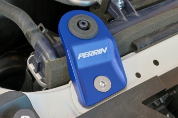 Picture of PERRIN 15-21 Subaru WRX/STI / 13-17 Crosstrek / 12-16 Impreza Upper Radiator Bracket Set - Blue