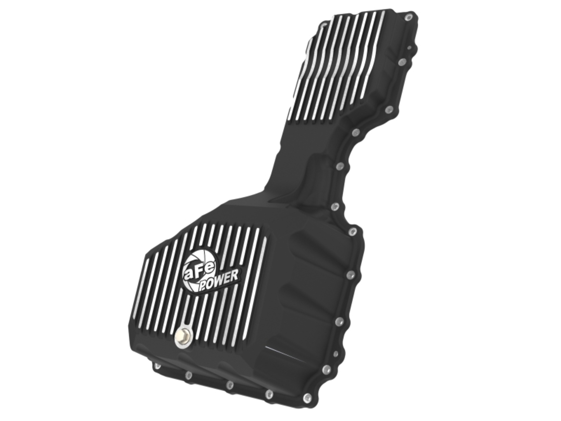 Picture of aFe 20-25 GM Diesel V8-6.6L L5P Engine Oil Pan w/ Machined Fins