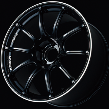 Picture of Advan RZII 17x7.5 / +35 Offset / 5x100 / 63mm Bore / Racing Gloss Black and Ring