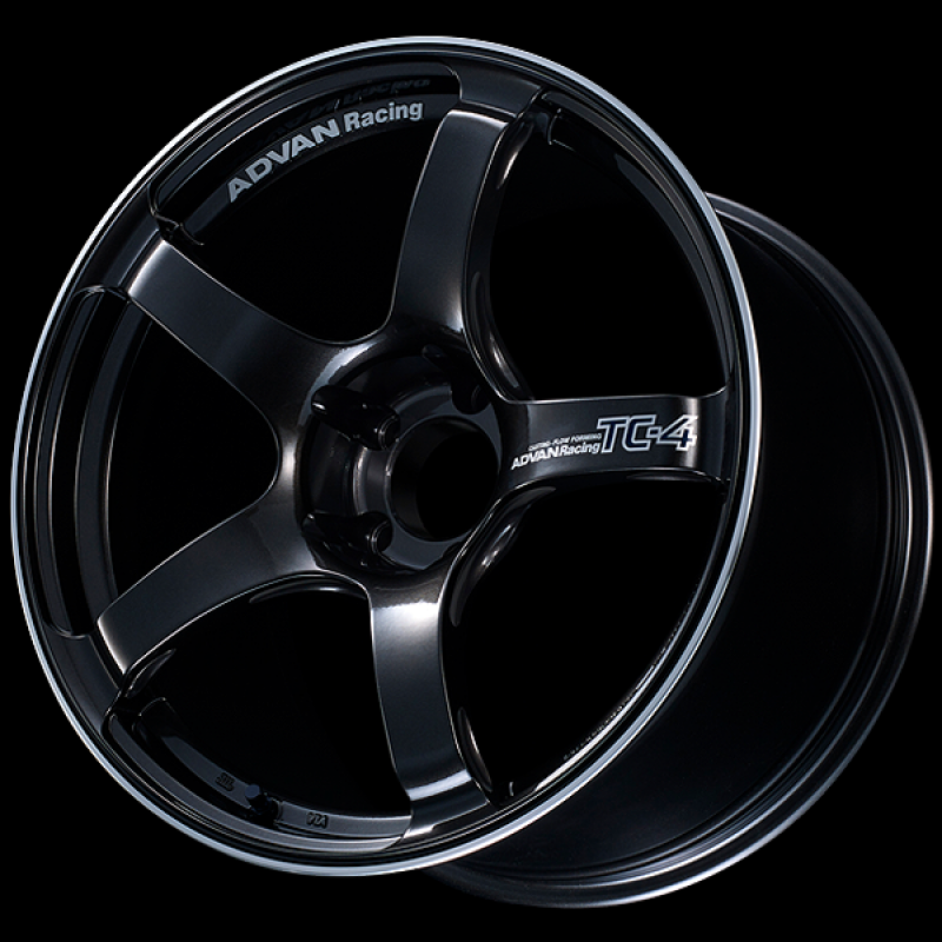 Picture of Advan TC4 17x7.5 / +37 Offset / 5x100 / 63mm Bore / Black Gunmetallic and Ring
