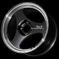Picture of Advan ONI2 14x5.5 / +45 Offset / 4x100 / 63mm Bore / Machining and Black Gunmetallic
