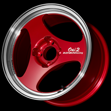 Picture of Advan ONI2 15x5.0 / +45 Offset / 4x100 / 63mm Bore / Machining and Racing Candy Red