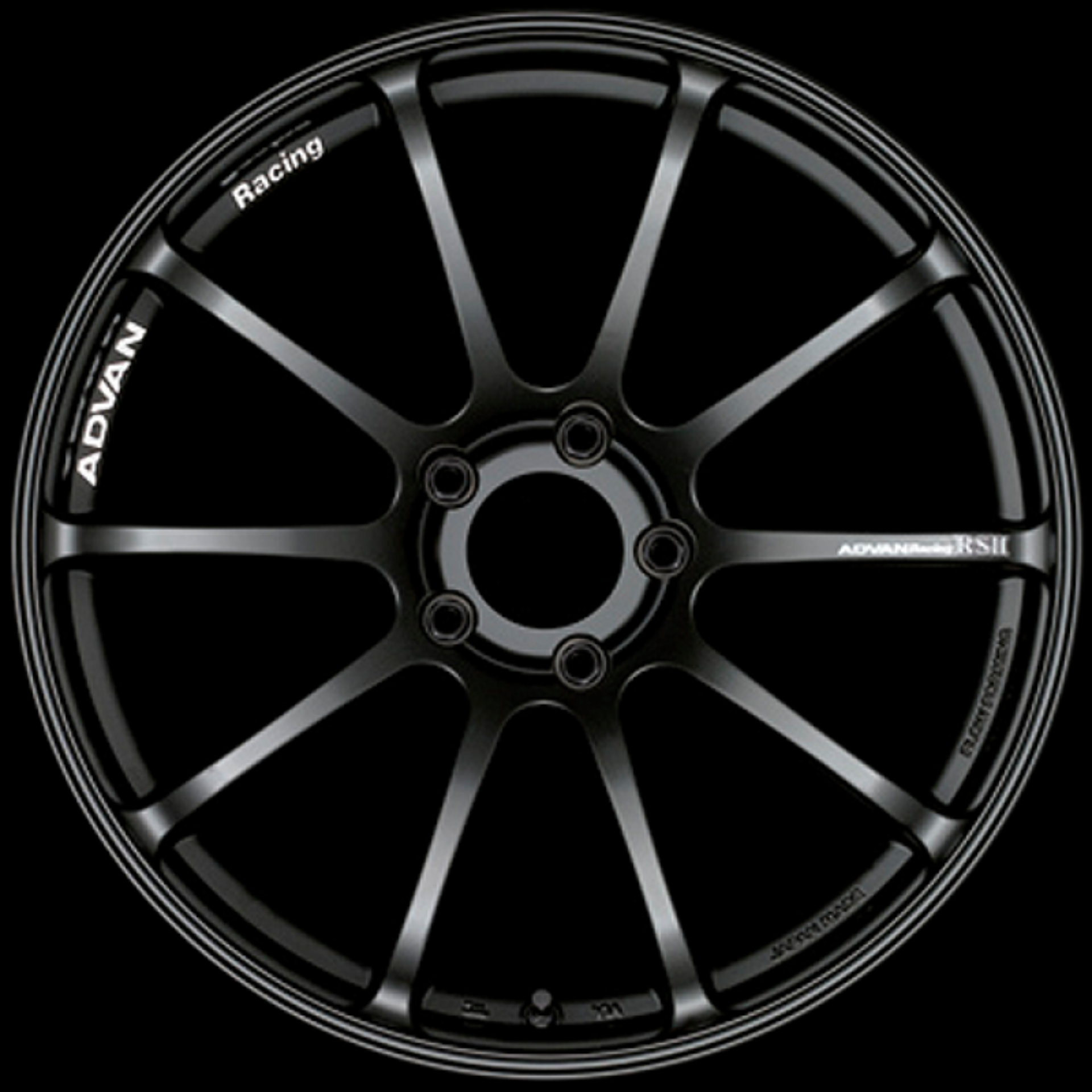 Picture of Advan RSII 19x8.5 / +52 Offset / 5x130 / 71.6mm Bore / Semi Gloss Black