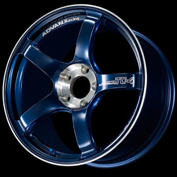 Picture of Advan TC-4 SE 18x7.5 / +48 Offset / 5x114.3 / 73mm Bore / Racing Indigo Blue and Diamond Cut