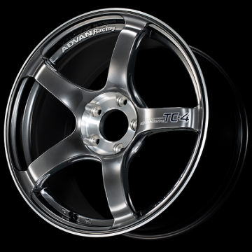 Picture of Advan TC-4 SE 18x8.0 / +37 Offset / 5x100 / 63mm Bore / Racing Hyper Black and Diamond Cut