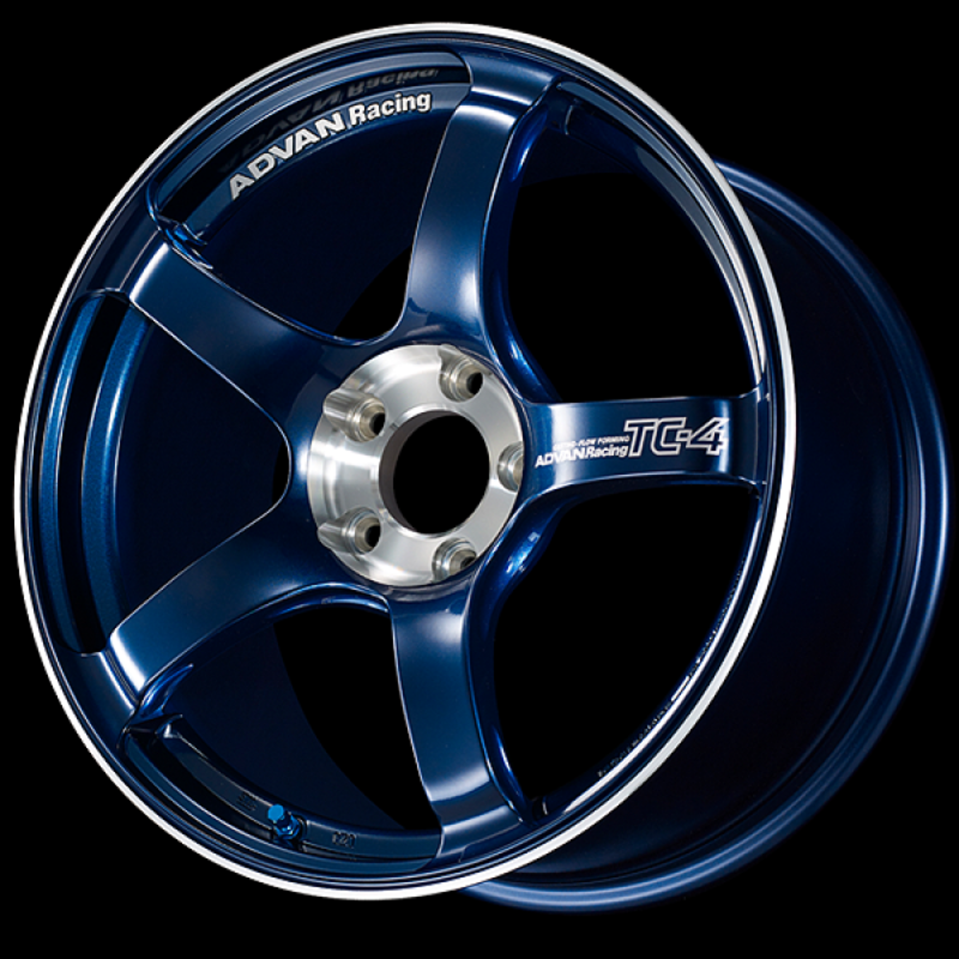 Picture of Advan TC-4 SE 18x8.5 / +45 Offset / 5x114.3 / 73mm Bore / Racing Indigo Blue and Diamond Cut