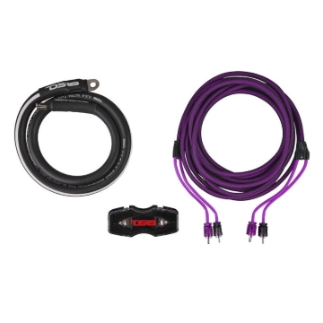 Picture of DS18 0-GA Amplifier Install Kit Advance- Purple