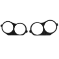 Picture of DS18 14-23 Harley-Davidson Saddle Bag Mid Bass Adapter Ring 2x 10in ABS Black