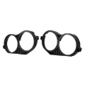 Picture of DS18 14-23 Harley-Davidson Saddle Bag Mid Bass Adapter Ring 2x 10in ABS Black