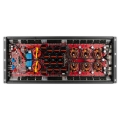 Picture of DS18 1-Channel Amp 18000 Burst/0.67ohm 10000/1ohm 5800/2ohm 3500/4ohm Watts RMS w/ Voltmeter Red