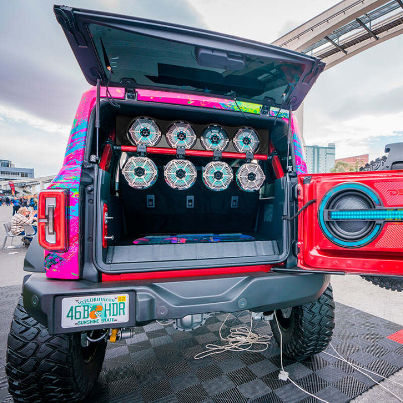 Picture of DS18 21-25 Ford Bronco 4-Door Overhead Bar Fits 4 x 8in/2x 6.5in/2x 3.78in (Speakers Not Included)