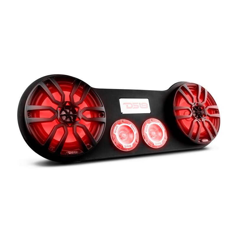 Picture of DS18 28in Speaker Enclosure Fits 2x 8in Speakers and 2x 3.78in Tweeters (Speakers not Included)