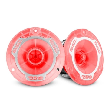 Picture of DS18 3.8in Super Bullet Tweeter 120 Watts RMS 1in Aluminum Vc 4 ohm RGB LED Lights- Pair