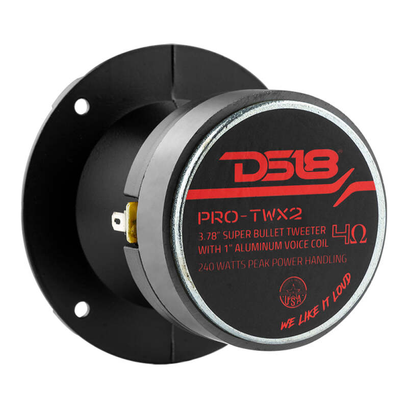 Picture of DS18 3.8in Super Bullet Tweeter 120 Watts RMS 1in Aluminum Vc 4 ohm