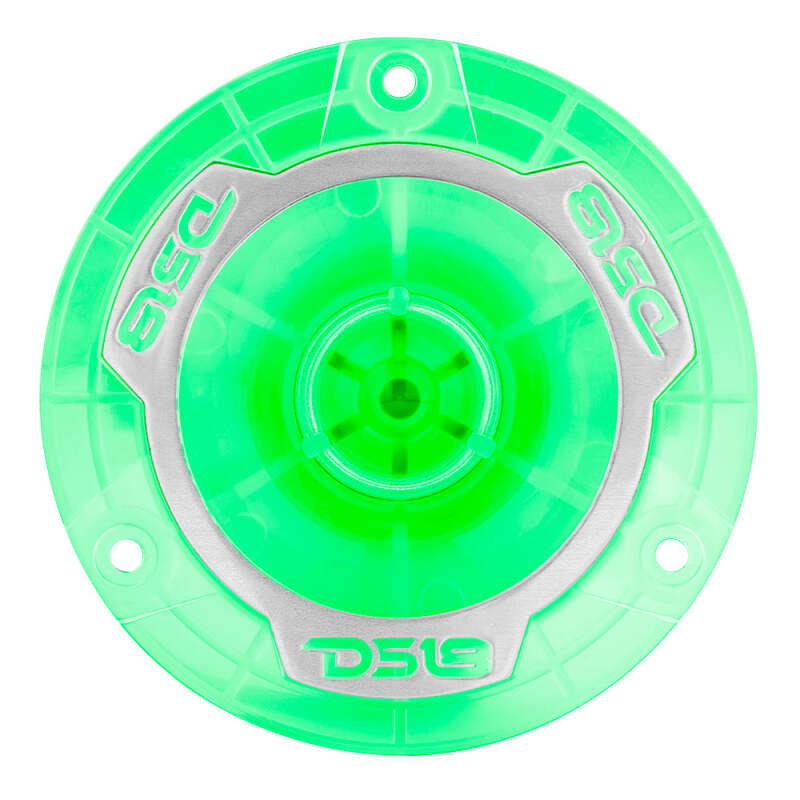 Picture of DS18 3.8in Super Bullet Tweeter 120 Watts RMS 1in Aluminum Vc 4 ohm RGB LED Lights- Pair