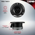 Picture of DS18 3.8in Super Bullet Tweeter Compression TW 100 Watts RMS 1in Aluminum Vc 4 ohm