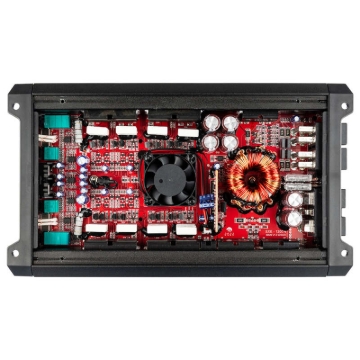 Picture of DS18 4-Channel SXE Amplifier Class A|B 2x 200/4ohm Bridge 4 x 100/2ohm 4 x 60/4ohm Watts RMS- Red
