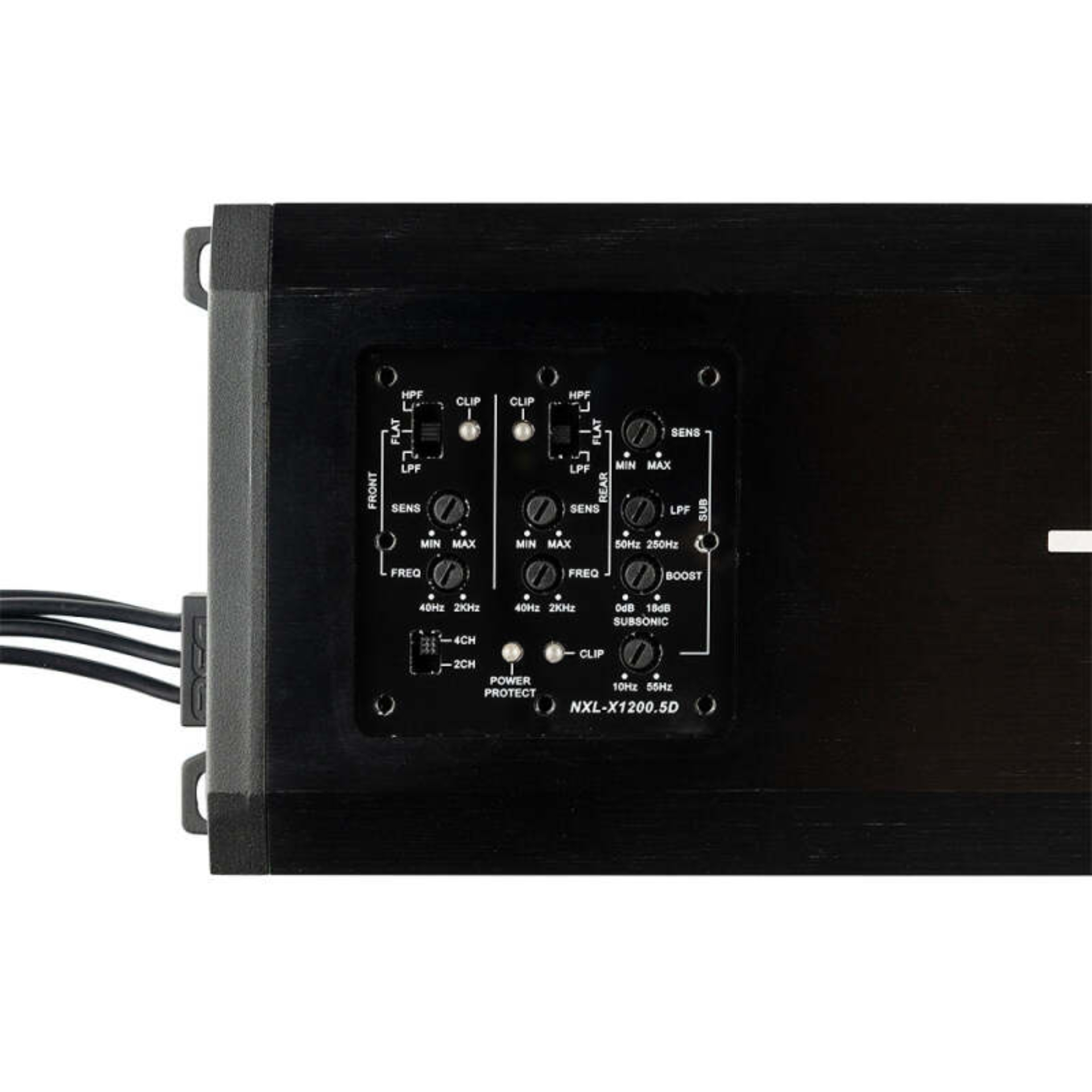 Picture of DS18 5-Channel Class-D Amp Full-Range 4x 150 at4 ohm & 1x 600 at2 ohm Watt RMS IP67 Waterproof Rate