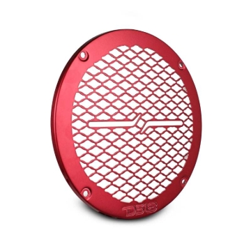 Picture of DS18 6.5in Speaker Grill Shallow- Red