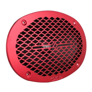 Picture of DS18 6x9in Speaker Grill Shallow- Red
