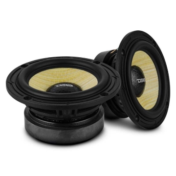 Picture of DS18 Deluxe Quality 3.5in Speaker 60 Watts RMS 4 ohm Yellow Straw + Composite Foam Cone Full Range