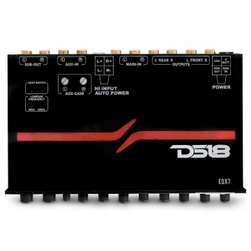 Picture of DS18 EQX High Volt 7-Band Equalizer High Level Input Auto Turn On