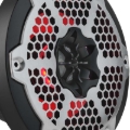 Picture of DS18 Hybrid Marine Speaker w/ Driver And RGB LEDs 6.5in 2-Way 250 Watts RMS 4 ohm Black w/ Covers