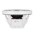 Picture of DS18 Hybrid Marine Speaker w/ Driver And RGB LEDs 8in 2-Way 350 Watts RMS 4 ohm White w/ Covers