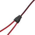Picture of DS18 Level 2 RCA Wire Y Connector 1 Female to 2 Males Smart 90-Degree Connectors