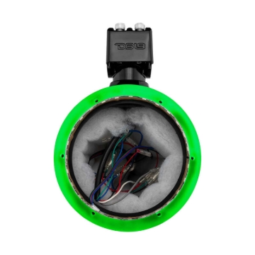 Picture of DS18 Marine And Powersports Towers Speakers Not Included 6.5in RGB LED Lights Black