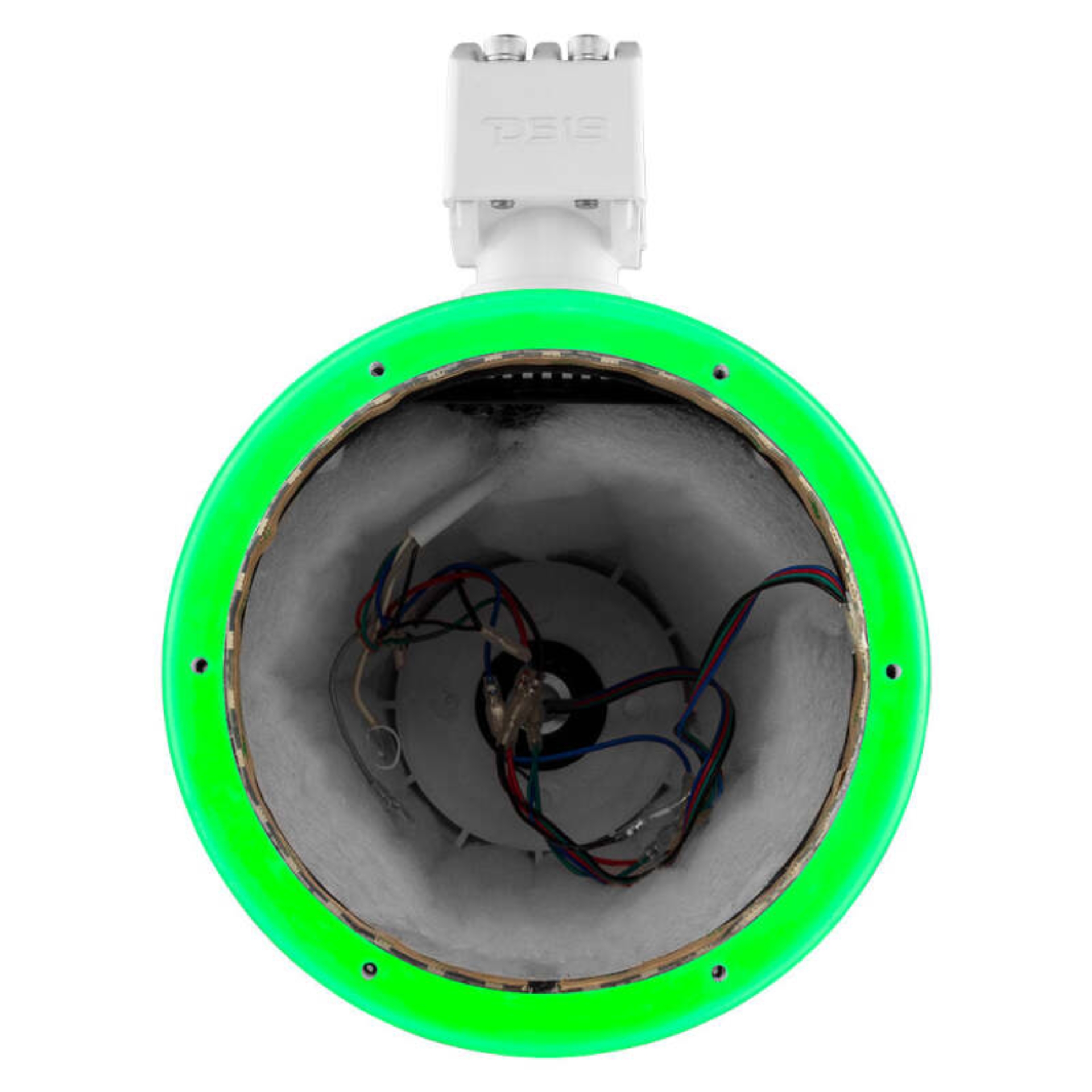 Picture of DS18 Marine And Powersports Towers Speakers Not Included 8in RGB LED Lights White