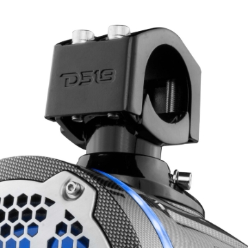 Picture of DS18 Marine And Psports With Built In 6.5in 1in Driver 150 Watts RMS RGB LED Lights Black Crbn Fiber
