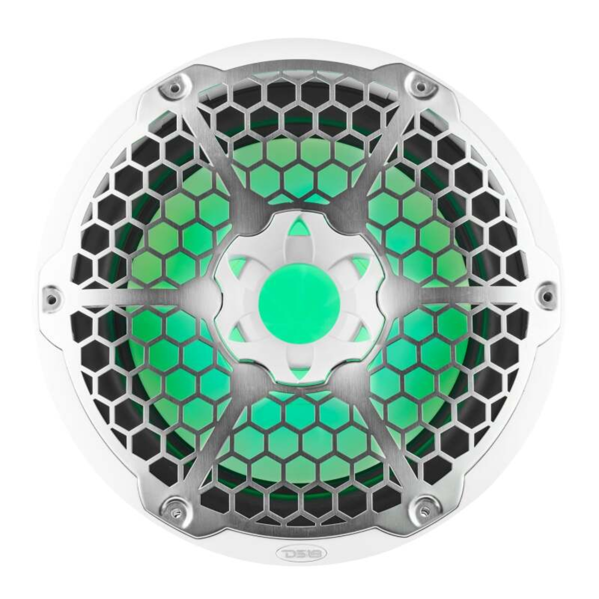 Picture of DS18 Marine Subwoofer w/ RGB Lights 12in 350 Watts RMS 4 ohm SVC White