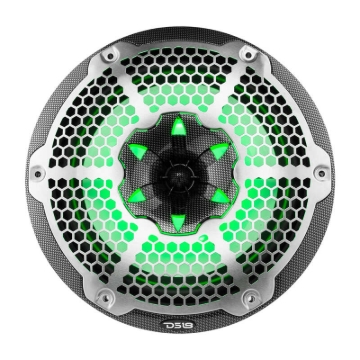 Picture of DS18 NXL-M Series Speaker w/ RGB LED Lights 10in 2-Way 200 Watts RMS 4 ohm Black Carbon Fiber