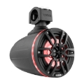 Picture of DS18 Tower Speakers 6.5in 100 Watts RMS w/ RGB LED Lights Red